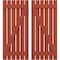Ekena Millwork Americraft 6-Board (2 Batten) Wood Spaced Board-n-Batten Shutters w/ Z-Bar, ARW102SB623X77CLH, PR ARW102SB623X77CLH - alternate 1